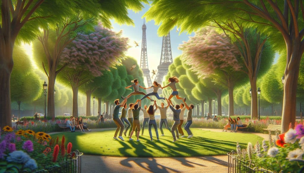 La postura sexual de la Torre Eiffel: una postura sexual grupal a la francesa