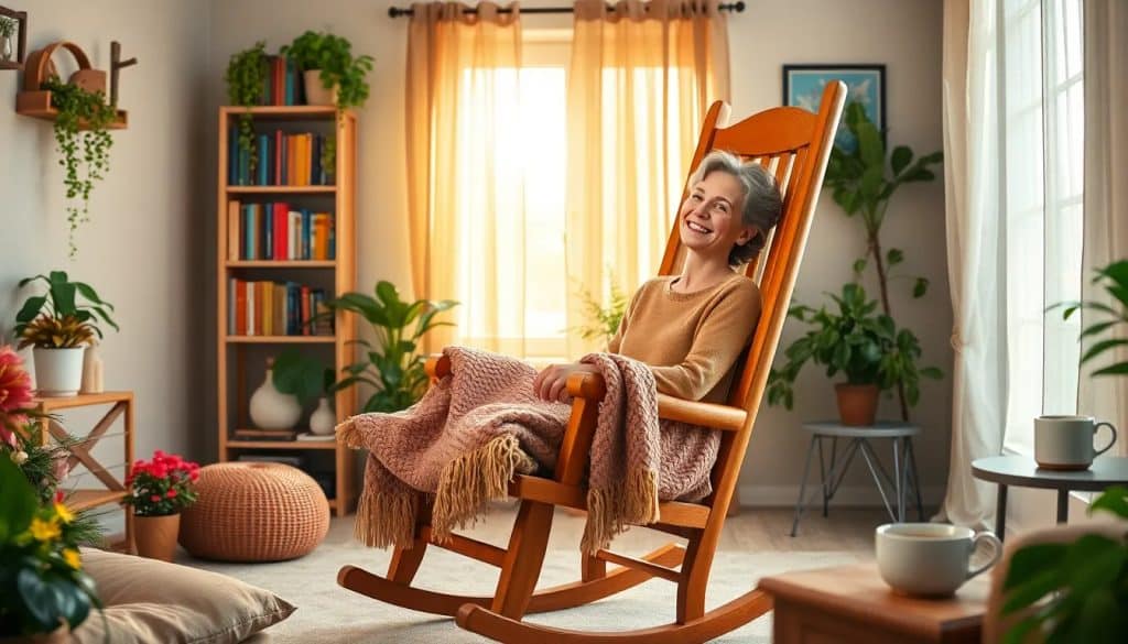 Fantas&iacute;a fetichista con una mecedora: el mejor asiento sexual