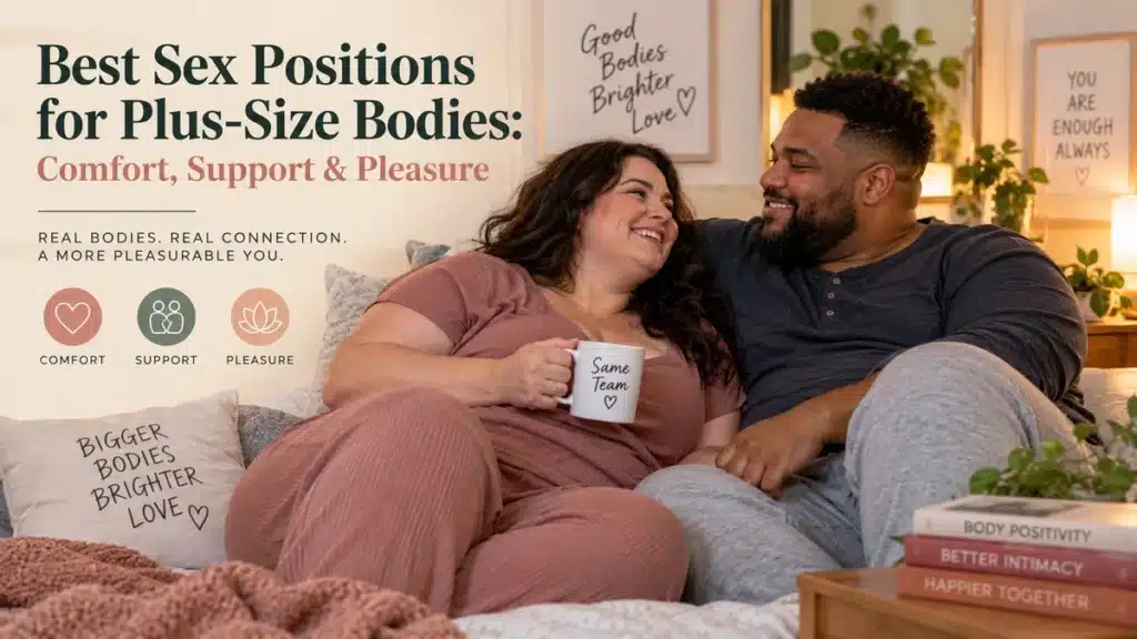 Las mejores posturas sexuales para cuerpos de talla grande: comodidad, apoyo y placer
