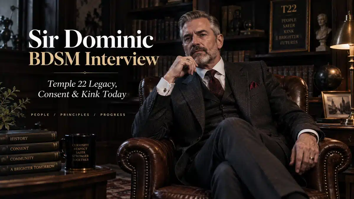 Entrevista BDSM con Sir Dominic: el legado de Temple 22, el consentimiento y el kink actual Entrevista BDSM con Sir Dominic: el legado de Temple 22, el consentimiento y el kink actual