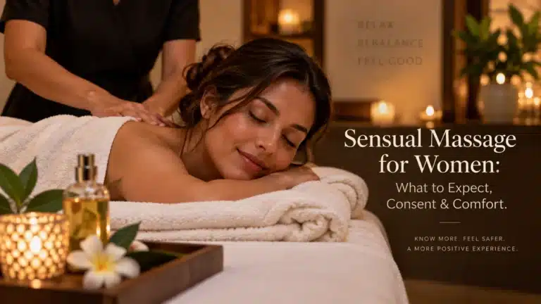 Masaje sensual para mujeres: qu&eacute; esperar, consentimiento y comodidad